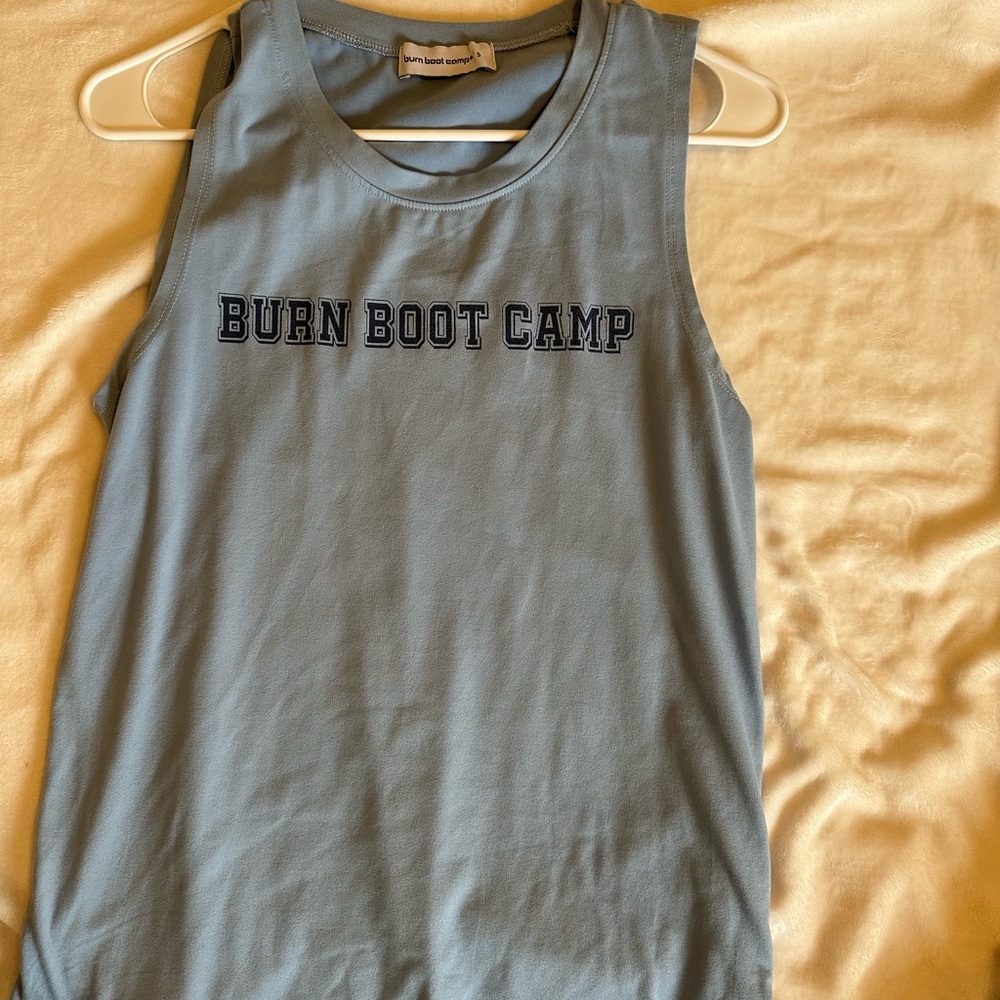 Burn Boot Camp Blue Tank Top